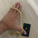 Conjunto Cadeado 12MM + Pingente Cruz