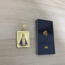 Conjunto Tijolinho 6MM + Pingente Nossa Senhora Aparecida