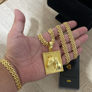 Conjunto Elo Americano 10MM + Pingente Cavalo 3D