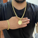 Conjunto Grumet 8MM + Pingente São Bento