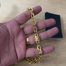 Conjunto Cadeado 8MM + Pingente Ferradura Cavalo