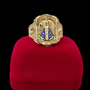Anel Nossa Senhora Cravejado