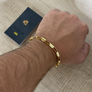 Conjunto Tijolinho 6MM + Pingente Cruz Vazado