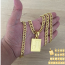 Conjunto Grumet 9MM + Pingente Letra