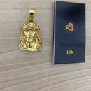 Conjunto Tijolinho 6MM + Pingente Face Cristo