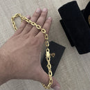 Conjunto Cadeado 10mm com Pingente São Jorge