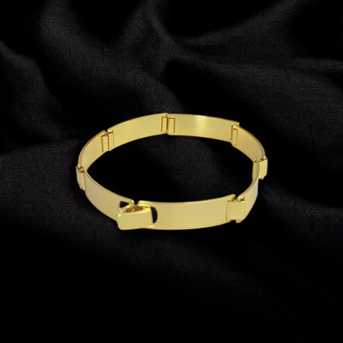 Bracelete Básico Liso 10MM - Luxo
