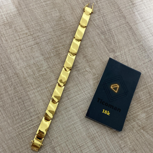 Bracelete Liso 10MM - Luxo