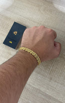 Conjunto Elo Americano 10MM + Pingente Cavalo 3D