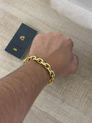 Conjunto Cadeado 12MM + Pingente Letra Inicial