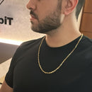 Cordão Tijolinho Curto 3MM Luxo