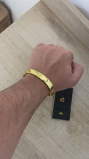 Bracelete Liso 10MM - Luxo