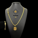 Conjunto Lacraia 5mm com Pingente Cruz