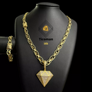 Conjunto Matrix 10MM com Pingente Cravejado